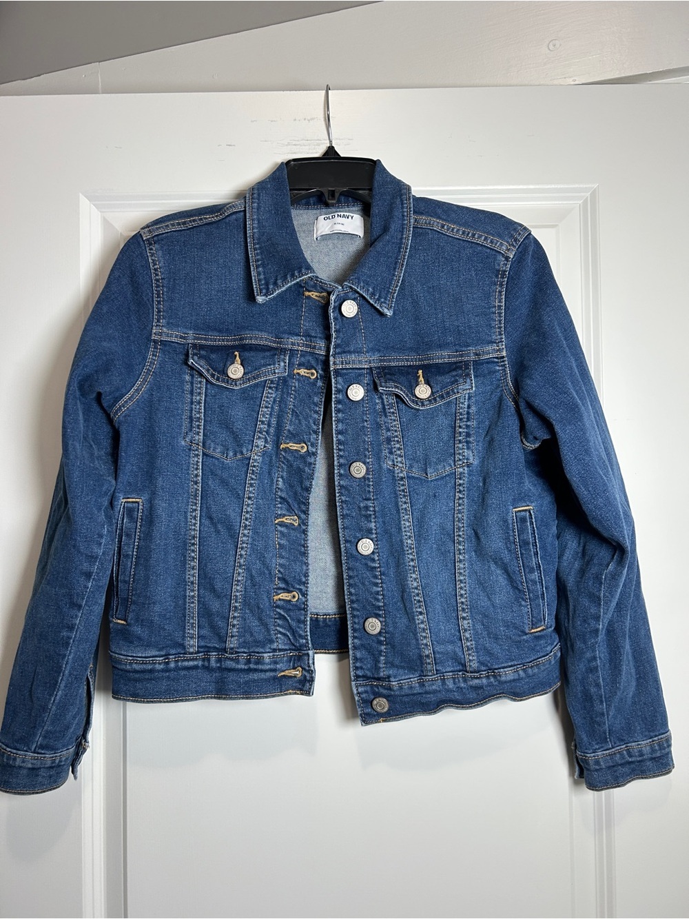 Old Navy Dark Blue Girls' Denim Jacket